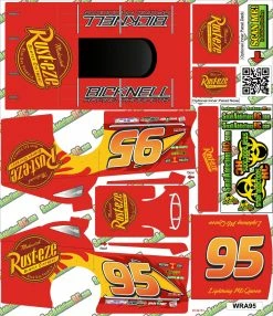 Small Addictions RC Wrap Addicts #95 Lighting McQueen Rust-eze MudBoss Wrap