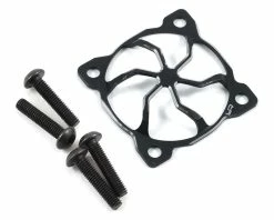 Yeah Racing 0478BK 30x30mm "3D Whirlwind" Aluminum Fan Protector (Black)