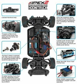 Team Associated Hoonigan Apex2 Hoonitruck 1/10 On-Road Electric 4wd RTR Kit - Combo 28 Team Associated Hoonigan Apex2 Hoonitruck 1/10 On-Road Electric 4wd RTR Kit - Combo -RC Cars & Trucks Sales asc30123d 04052.1650033384