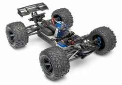 Traxxas E-Revo VXL 2.0 RTR 4WD Electric Monster Truck W/VXL-6s ESC & TQi 2.4GHz Radio (SolarFlare) -RC Cars & Trucks Sales chassis 3qtr view 83076.1638911633