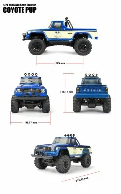 Carisma MSA-1E 1/24 Scale Coyote Pup RTR, 4WD, W/ 2.4 GHz KD Propo Radio -RC Cars & Trucks Sales cis79368 c 77885.1617302732