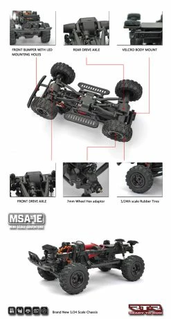Carisma MSA-1E 1/24 Scale Coyote Pup RTR, 4WD, W/ 2.4 GHz KD Propo Radio -RC Cars & Trucks Sales cis79368 d 77745.1617302732