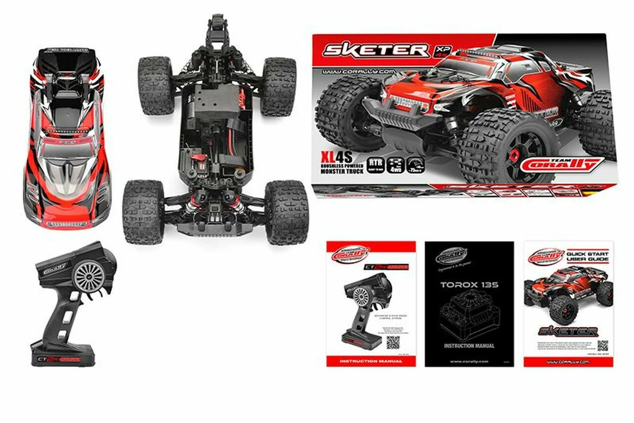 Team Corally Sketer XP 1/10 4WD 4S Brushless RTR Monster Truck (No Battery Or Charger) 7 Team Corally Sketer XP 1/10 4WD 4S Brushless RTR Monster Truck (No Battery Or Charger) - Image 5
