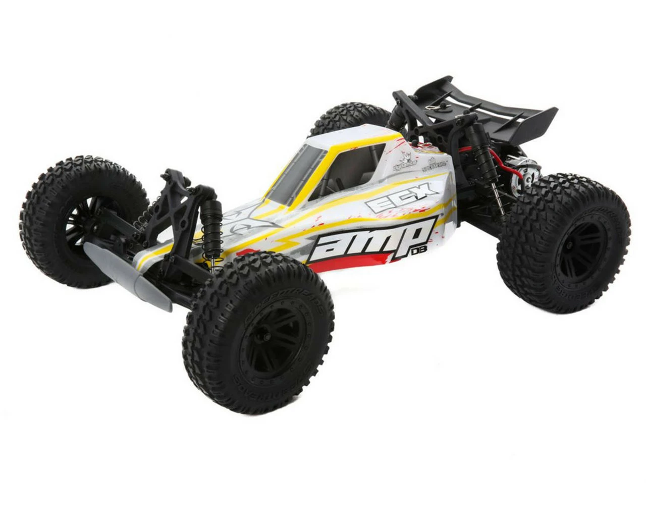 ECX AMP 1/10th Electric 2WD Desert Buggy RTR W/ 2.4GHz Radio (White/Red) 3 ECX AMP 1/10th Electric 2WD Desert Buggy RTR W/ 2.4GHz Radio (White/Red)