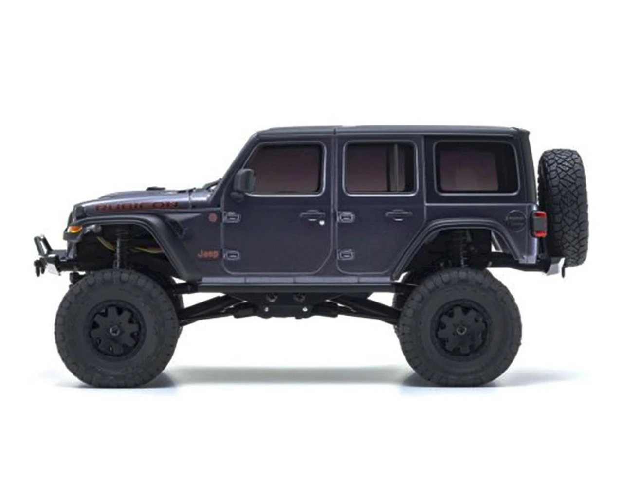 Kyosho Mini-Z 4x4 Jeep Wrangler Unlimited Rubicon, Granite Crystal Metallic, Ready Set 4 Kyosho Mini-Z 4x4 Jeep Wrangler Unlimited Rubicon, Granite Crystal Metallic, Ready Set - Image 2
