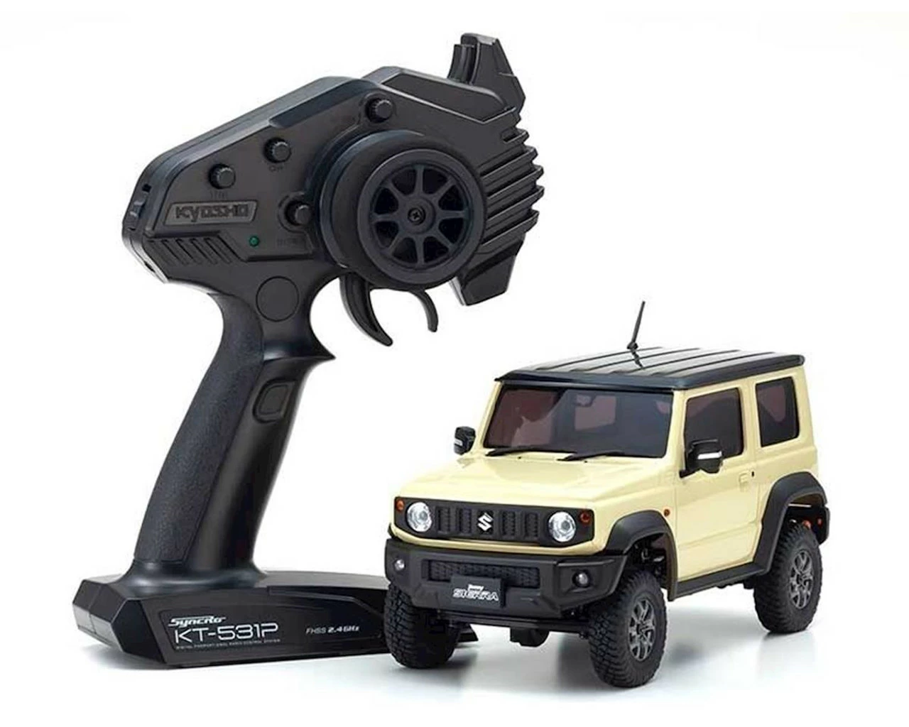 Kyosho Mini-Z 4x4 Suzuki Jimny Sierra, Chiffon Ivory, Ready Set 9 Kyosho Mini-Z 4x4 Suzuki Jimny Sierra, Chiffon Ivory, Ready Set - Image 7