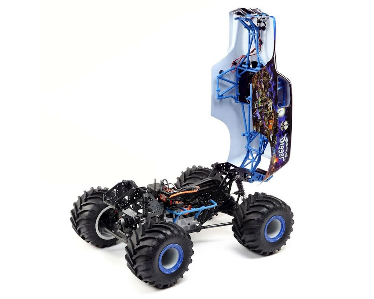 Losi LMT Son Uva Digger RTR 1/10 4WD Solid Axle Monster Truck W/DX3 2.4GHz Radio 4 Losi LMT Son Uva Digger RTR 1/10 4WD Solid Axle Monster Truck W/DX3 2.4GHz Radio - Image 2