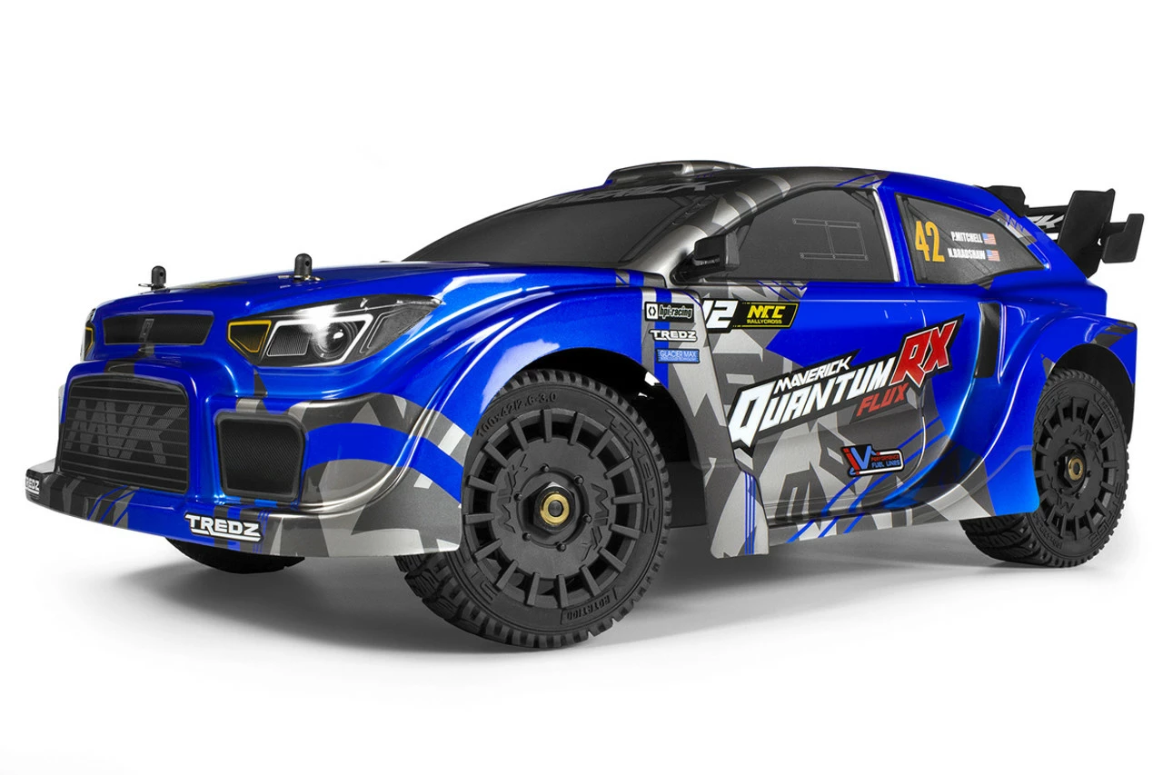 Maverick QuantumRX FLUX 1/8 RTR 4WD Brushless Rally Car, Blue 3 Maverick QuantumRX FLUX 1/8 RTR 4WD Brushless Rally Car, Blue