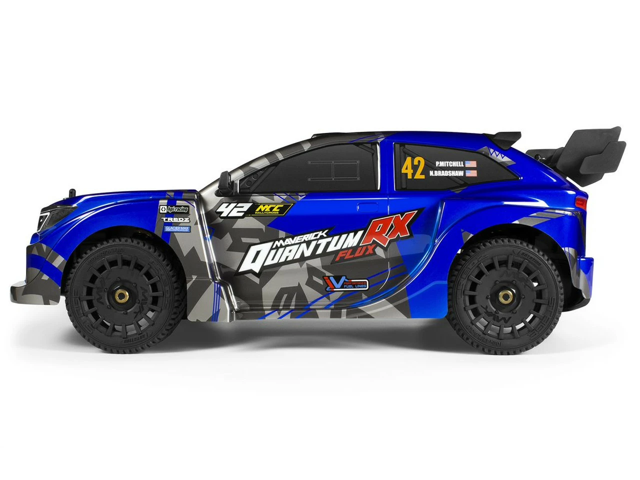 Maverick QuantumRX FLUX 1/8 RTR 4WD Brushless Rally Car, Blue 4 Maverick QuantumRX FLUX 1/8 RTR 4WD Brushless Rally Car, Blue - Image 2