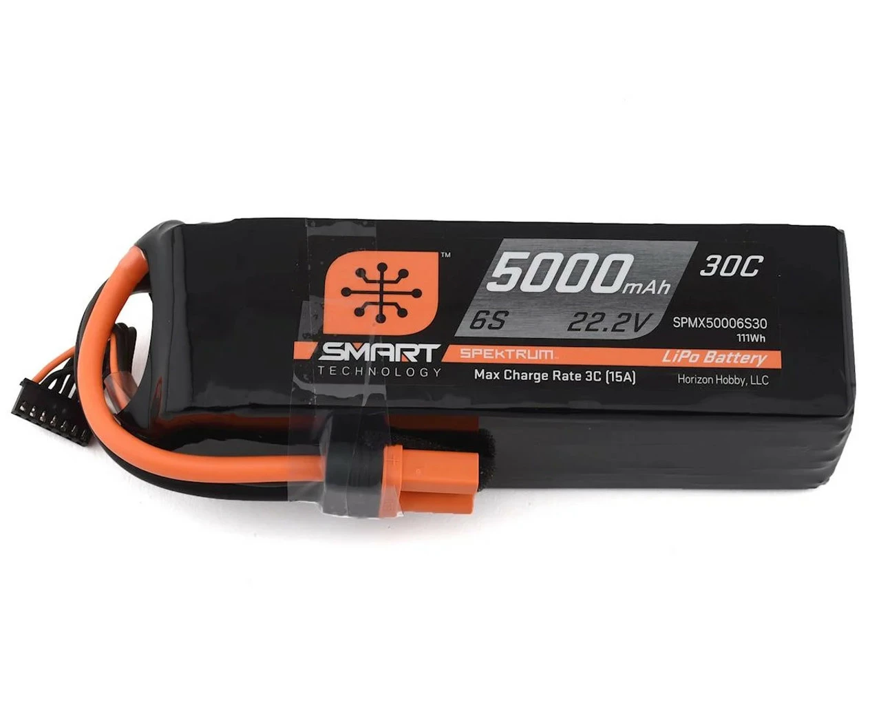 Spektrum 6S 30C Smart LiPo Battery Pack W/IC5 Connector 22.2V/5000mAh 3 Spektrum 6S 30C Smart LiPo Battery Pack W/IC5 Connector 22.2V/5000mAh