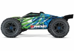 Traxxas E-Revo VXL 2.0 RTR 4WD Electric Monster Truck W/VXL-6s ESC & TQi 2.4GHz Radio (Green) 19 Traxxas E-Revo VXL 2.0 RTR 4WD Electric Monster Truck W/VXL-6s ESC & TQi 2.4GHz Radio (Green) -RC Cars & Trucks Sales studio side green 73888.1562167490