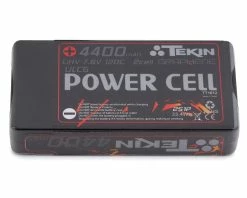Tekin 2S 4400mAh HV Shorty Ultra LCG LiPo Power Cell 5MM