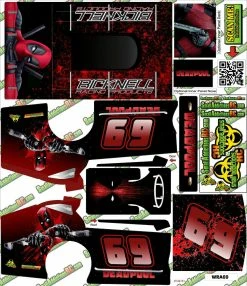Small Addictions RC Wrap Addicts #69 Deadpool MudBoss Wrap